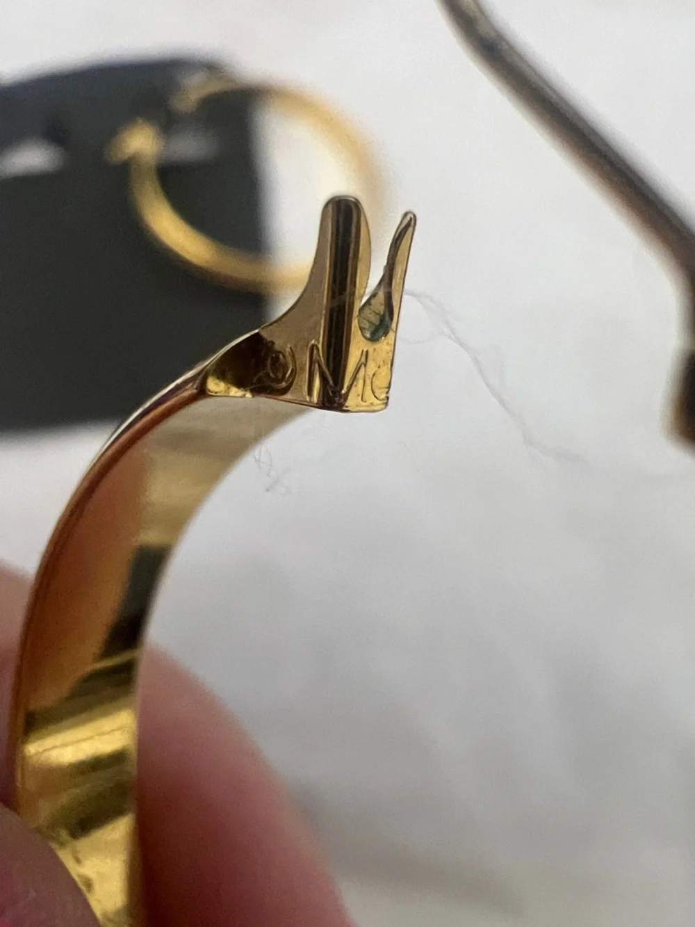 Monet Gold-Tone Hoop Earrings - Picture 3 of 7